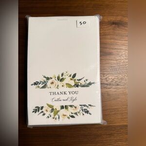 Thank You Cards - Caitlin and Kyle